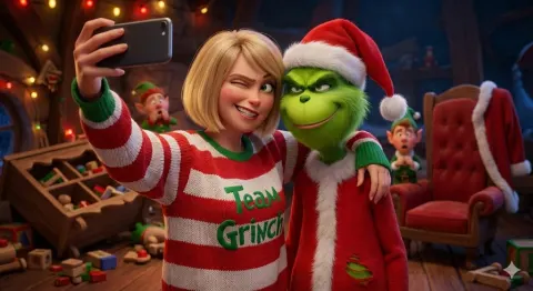 Grinch Selfie Heist