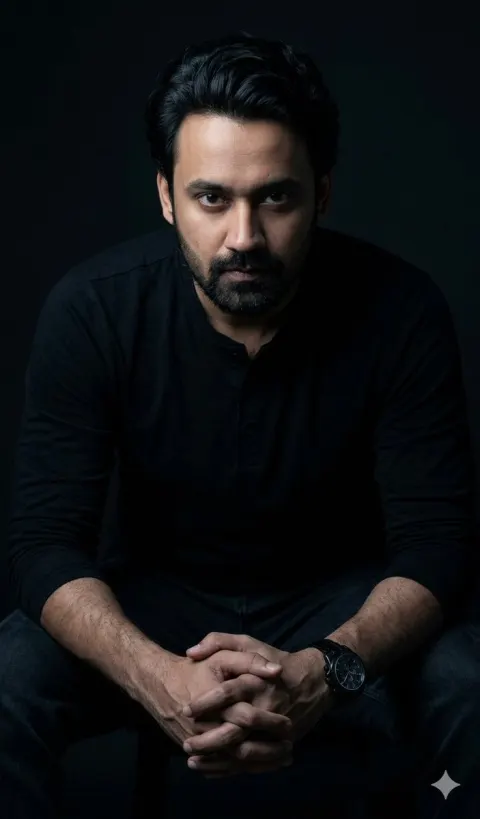Dark Cinematic Male Portrait