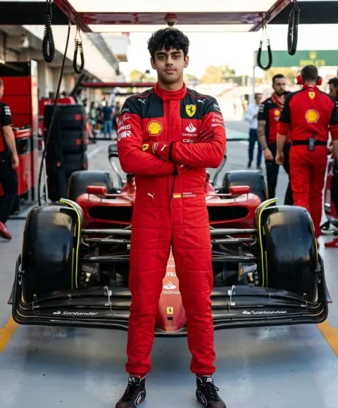 F1 Racer Portrait