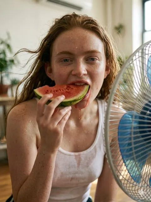 Summer Heat Portrait Sweat