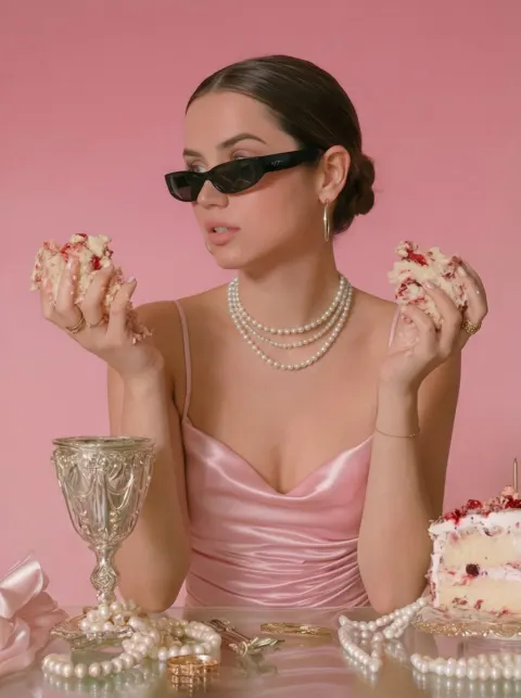 Pink Gold Glamour Editorial