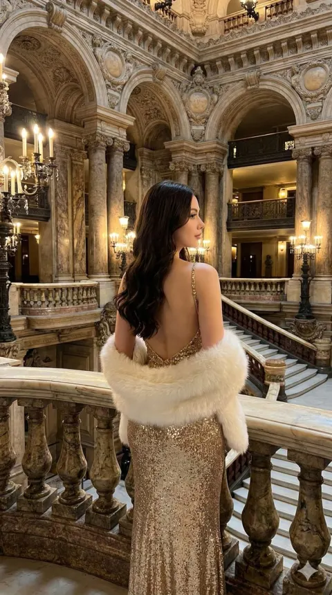 Golden Glamour at the Opera