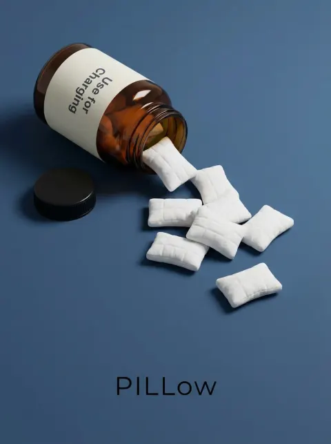 Surreal Pillow Pill Product Ad