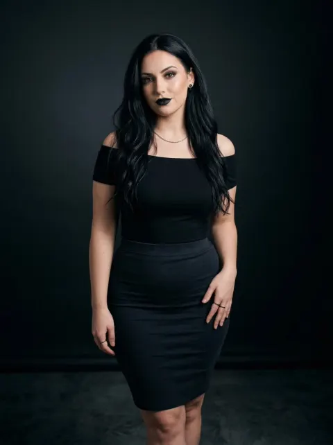 Modern Gothic Beauty Aesthetic