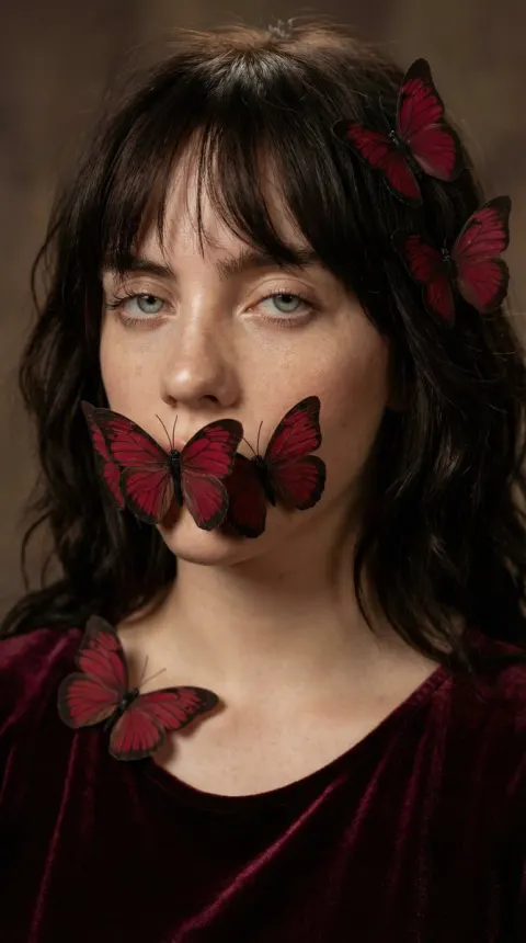 Butterfly Veil Mystic Portrait