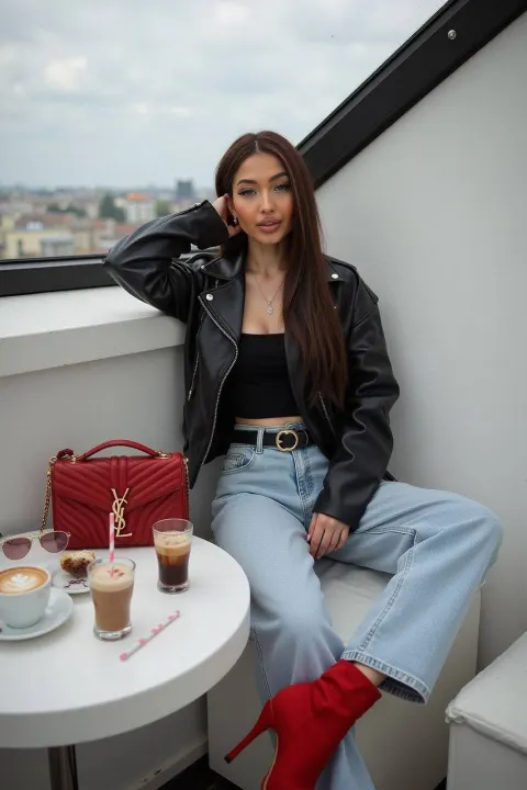 Rooftop Fashion Editorial Look