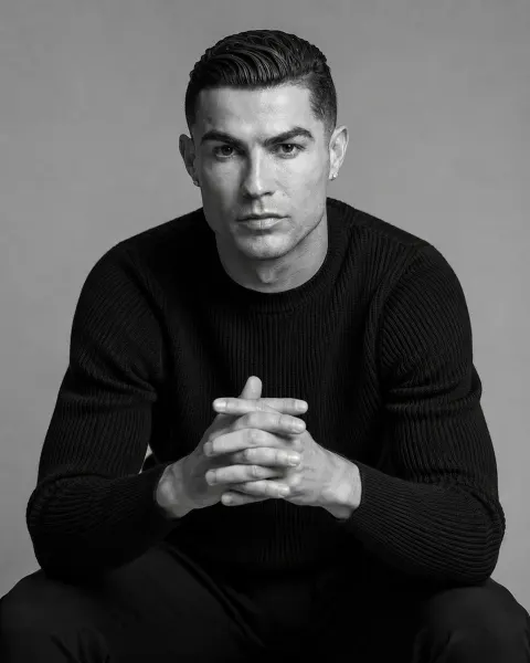 Premium Black White Portrait