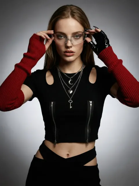 Edgy Alt Fashion Portrait