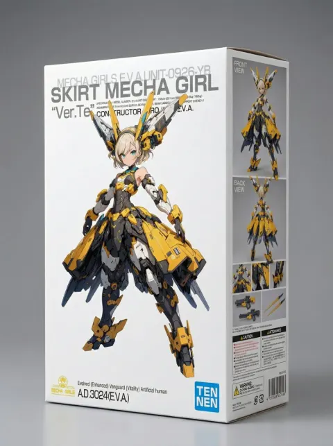 Model Kit Box Studio Shot