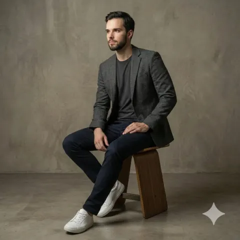 Studio Portrait Modern Casual Style