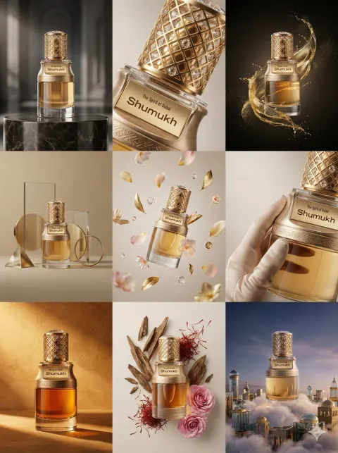 Luxury Product Marketing Grid