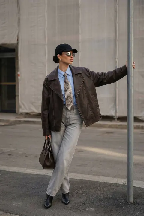 Minimalist Street Fashion Editorial Portrait
