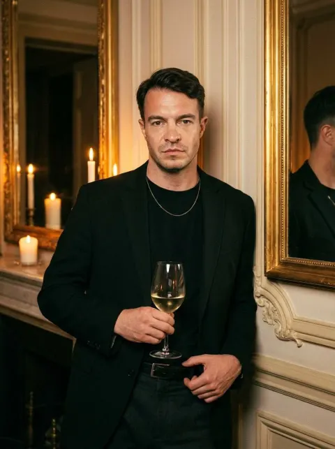 Old Money Night Luxury Portrait