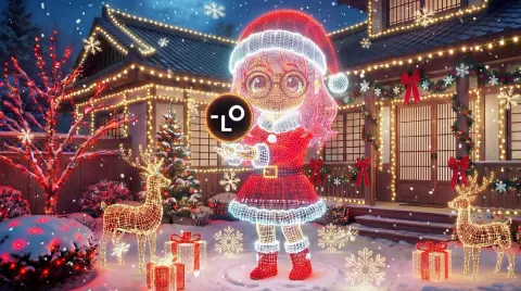 Magical Christmas Garden Lights