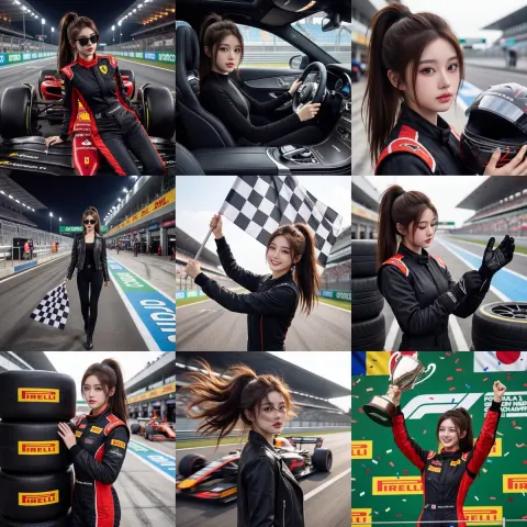 Motorsport Glamour Aesthetics