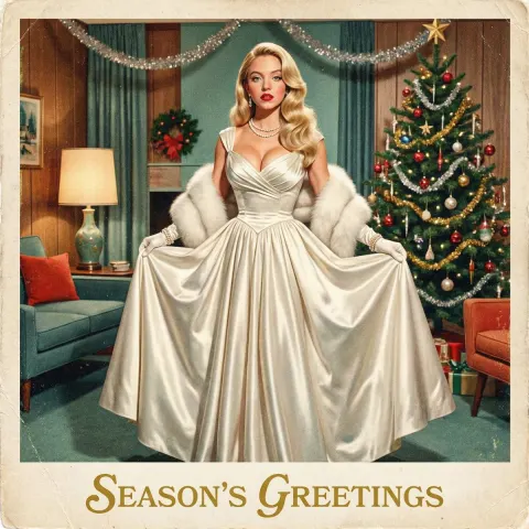 Timeless Christmas Card from 1956