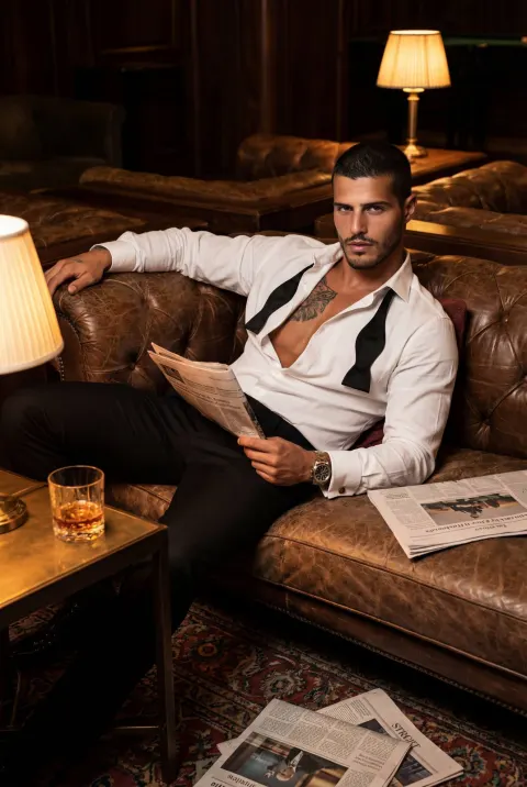 Midnight Gentleman Lounging