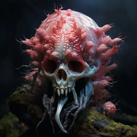 Cosmic Horror Monster Born From Bizarre Fungi