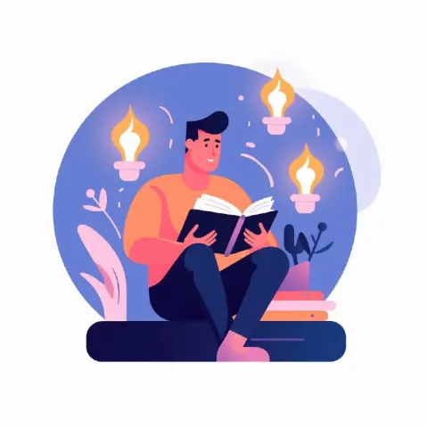Reading Comprehension Flat Vector Icon Art