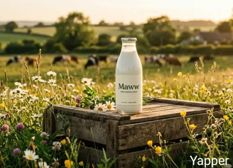 Premium Milk Product Photography