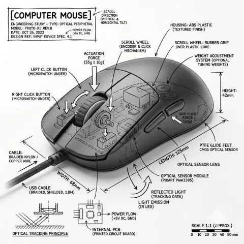 Minimalist Technical Infographic
