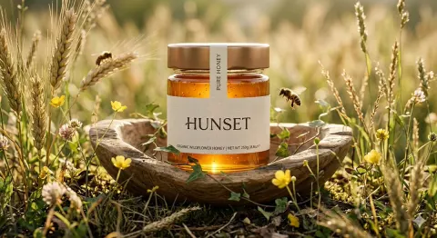 Cinematic Premium Honey Jar Ad