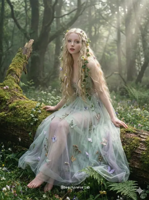 Enchanted Forest Fairy at Dawn