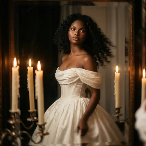 Candlelit Mirror Romance