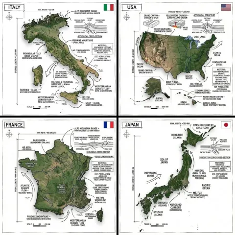 Country Technical Infographic