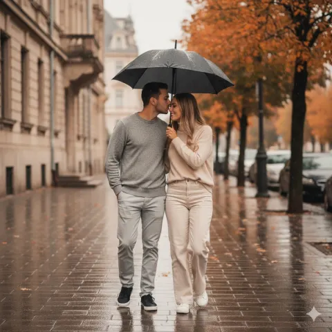 Autumn Rain Romance