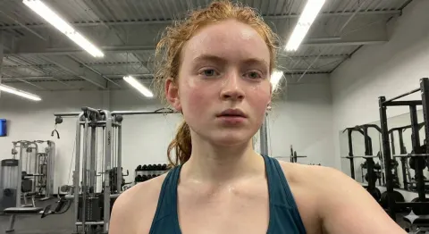 Sweaty Gym Selfie Realism