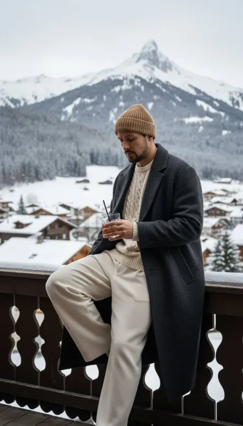 Quiet Alpine Luxury Portrait
