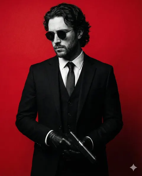 Noir Antihero Fashion Portrait