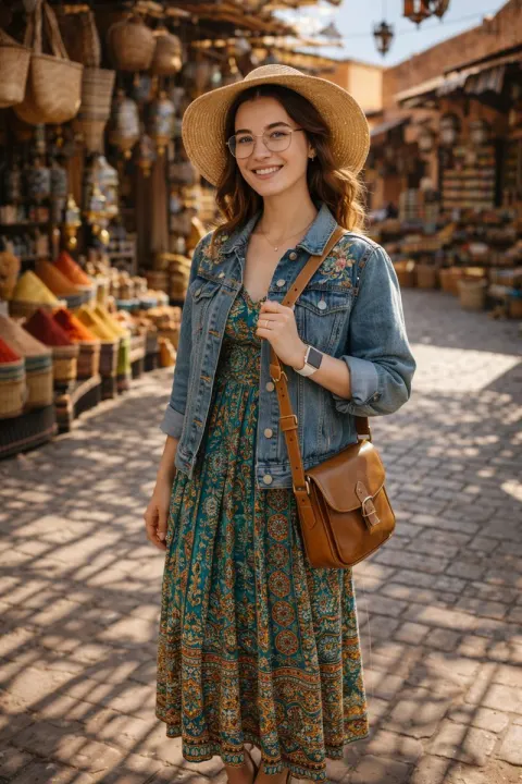 Bohemian Stroll in Moroccan Souk