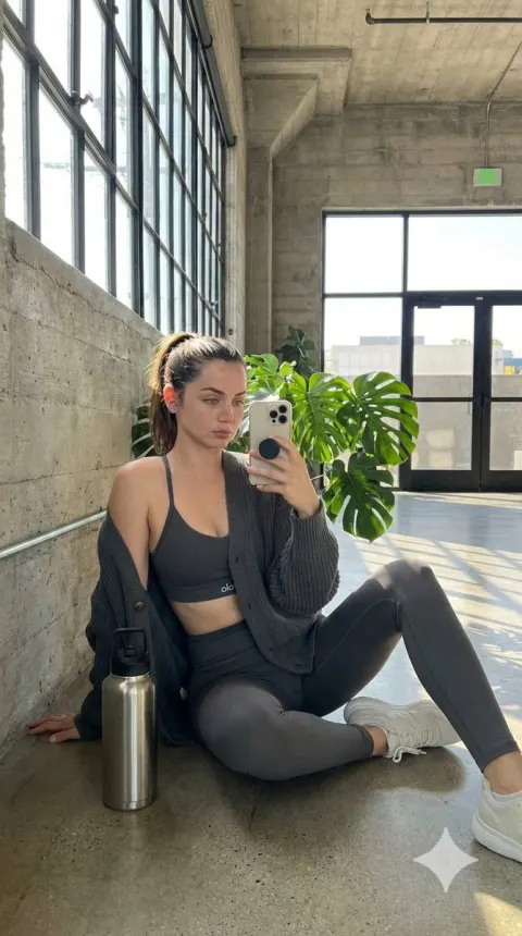 Post-Workout Quiet Luxury Moment