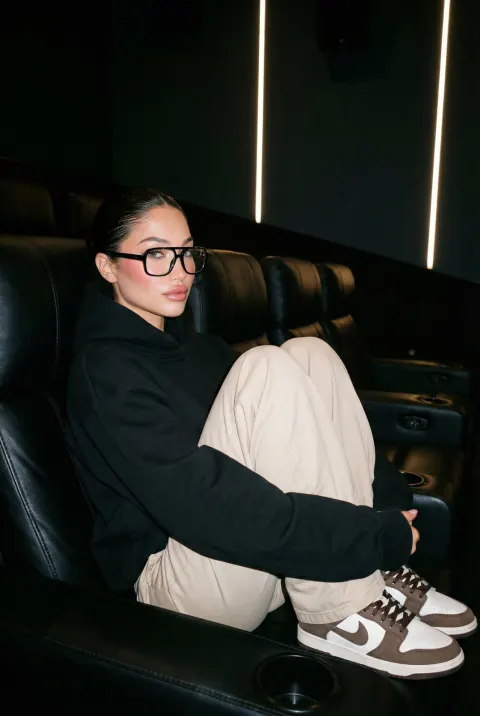 Cozy Cinema Aesthetic Portrait