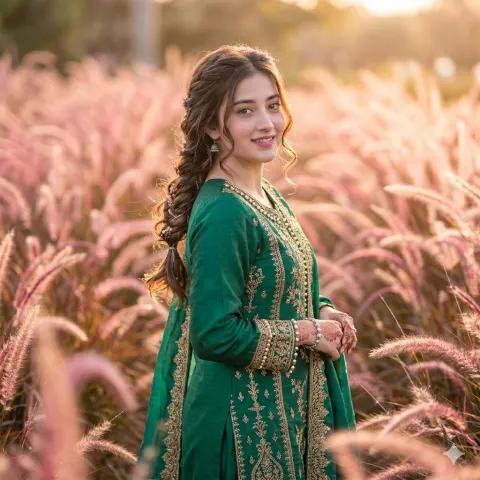 Dreamy Golden Hour Cinematic Portrait