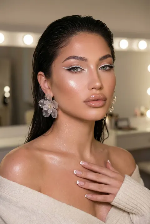 White Wing Liner Dewy Glow
