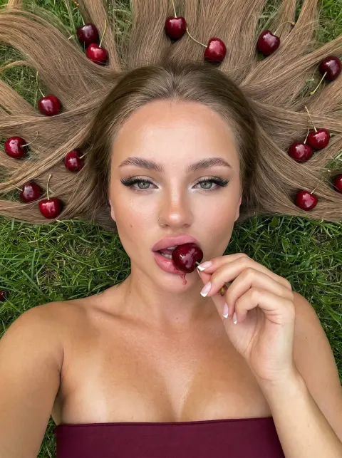 Cherry Beauty Lawn Portrait