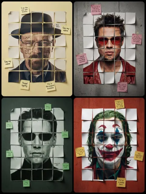 Paper Collage Cinematic Poster