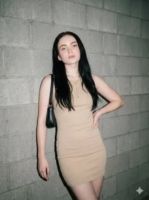 Flash Portrait Backless Dress