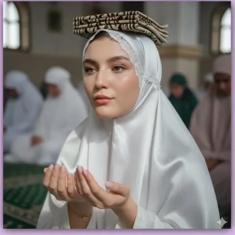 Ramadan Prayer Portrait Glow