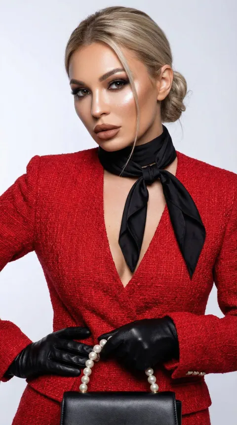 Scarlet Tweed: High Fashion Portrait