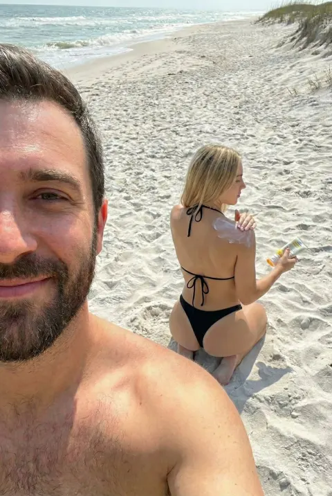 Sunny Terrace Bikini Selfie