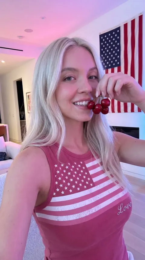 Cherry Red Selfie