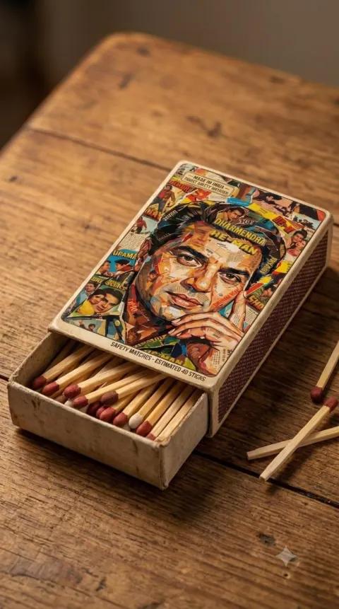 Vintage Matchbox Bridal Portrait