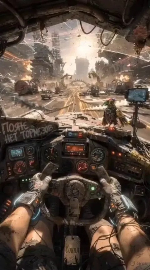 Post-Apocalyptic Car Chase Fury