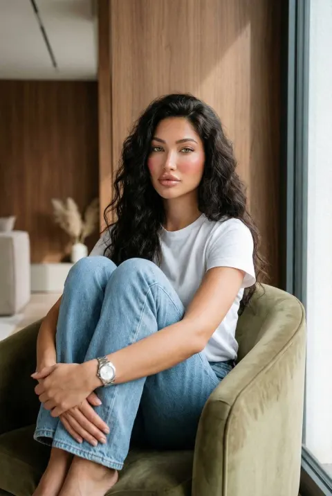 Cozy Minimalist Portrait Glow