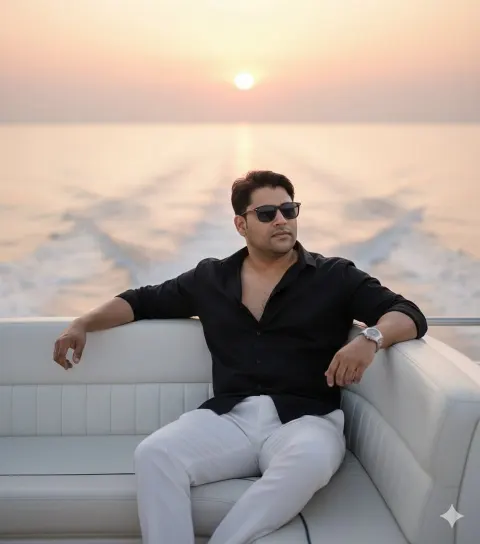 Yacht Sunset Gentleman