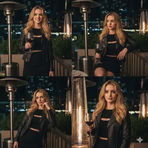 Upscale Nightlife Lifestyle Collage
